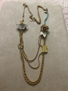 Vintage Y2K  JUICY COUTURE Butterfly NECKLACE. Retired & Rare 35"
